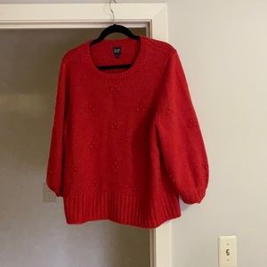 Red sweater